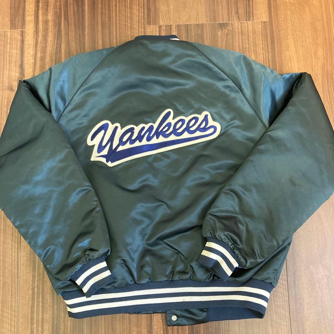 Chalk Line USA製 ヤンキース スタジャン L アメリカ製 紺