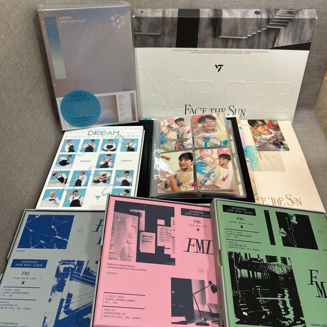 SEVENTEEN CD シーグリ トレカ 他 まとめ売り 110サイズで発送