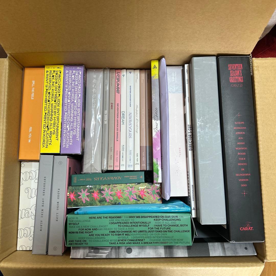 SEVENTEEN CD シーグリ トレカ 他 まとめ売り 110サイズで発送
