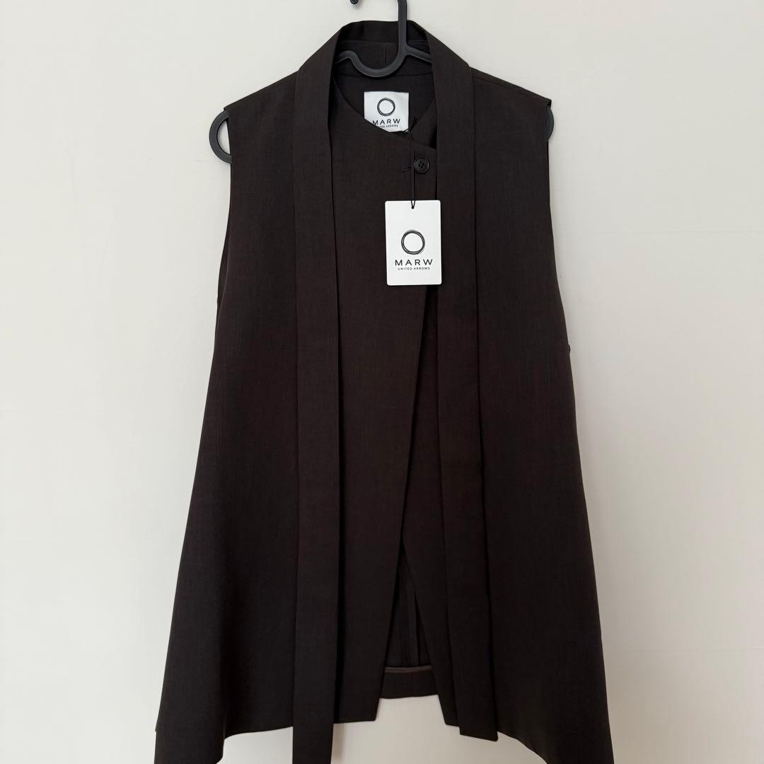 MARW UNITED ARROWS ウエストベルト無限ジレ　DARKBROWN