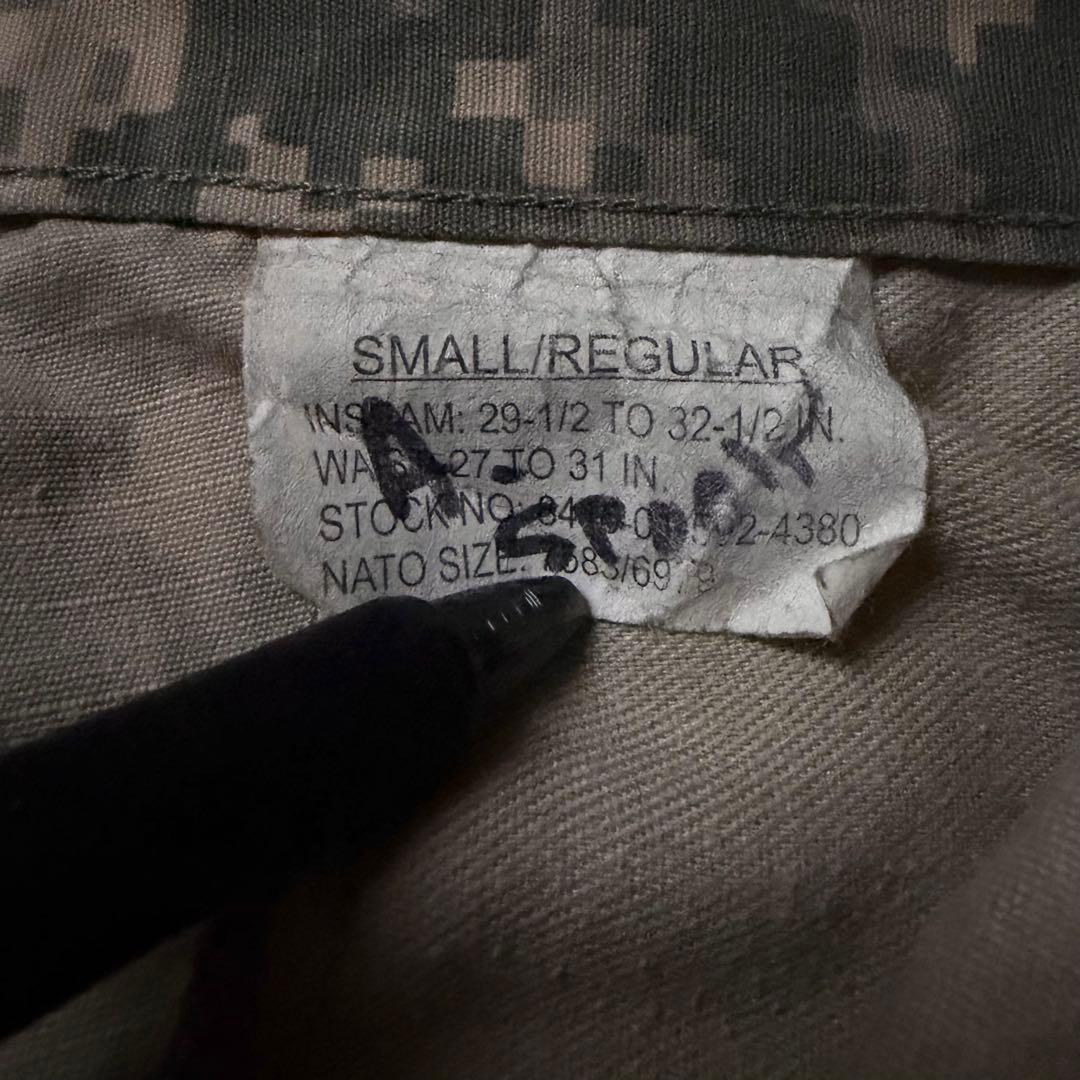 【専用】US ARMY 米軍 ACUデジカモカーゴパンツ ダブルニー