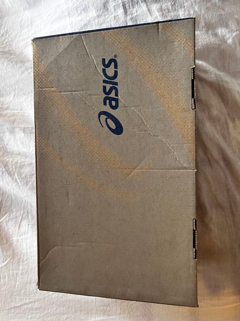 asics スパイクシューズ イエロー ベルクロ　陸上　25.5cm
