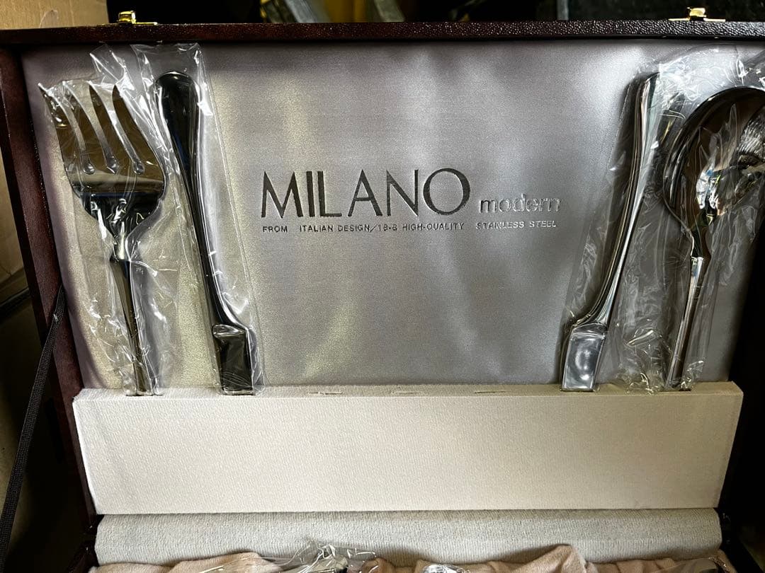 未使用 MILANO modern カトラリー　50本セット 18-8ステンレス