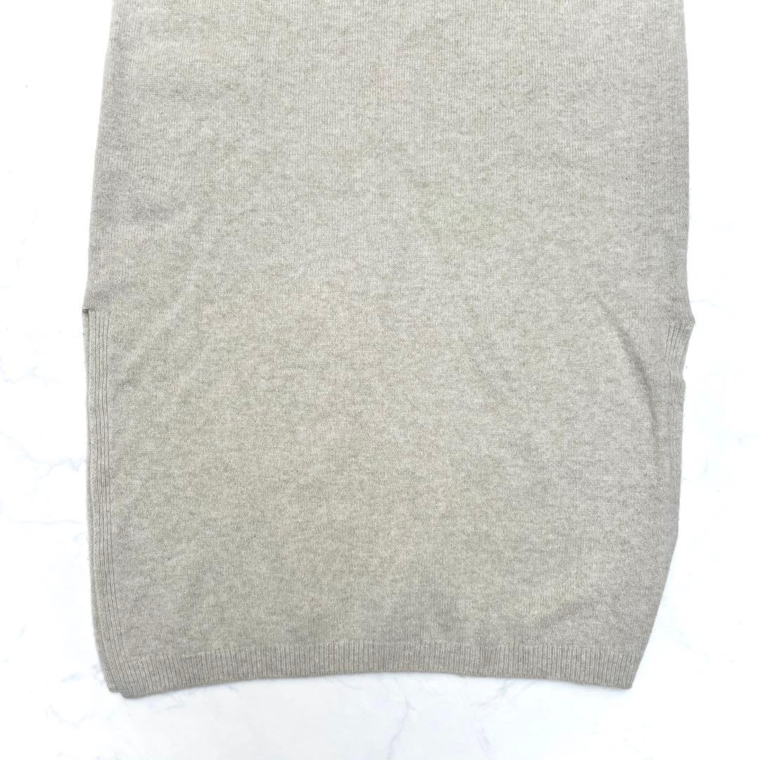 美品 IENA イエナ カシミヤ混 Vネック ロングニットベスト ジレ