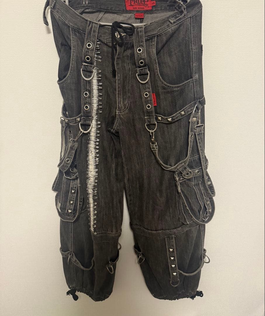 TRIPP NYC２wayストラップジップボンテージデニムパンツ