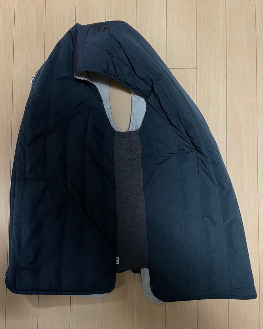 ends and meansリバーシブルキルティングベストＬエンズアンドミーンズ