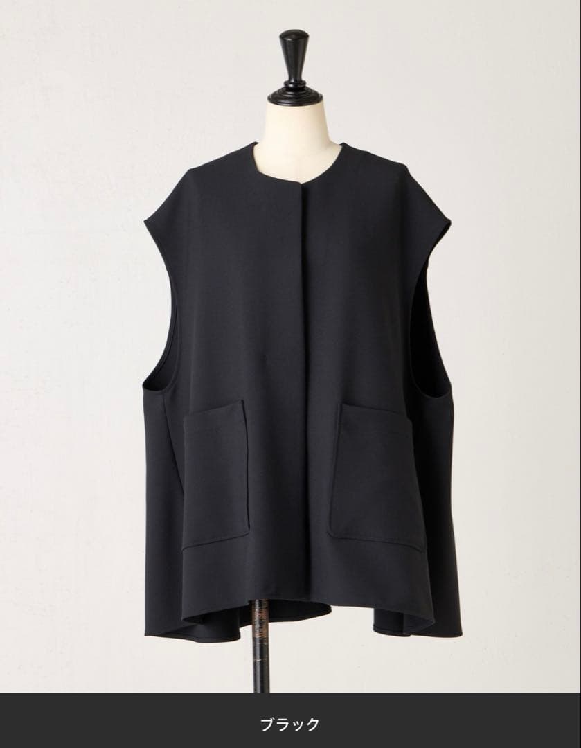 【新品・未使用】BEARDSLEY ポケットジレ　黒　FREE