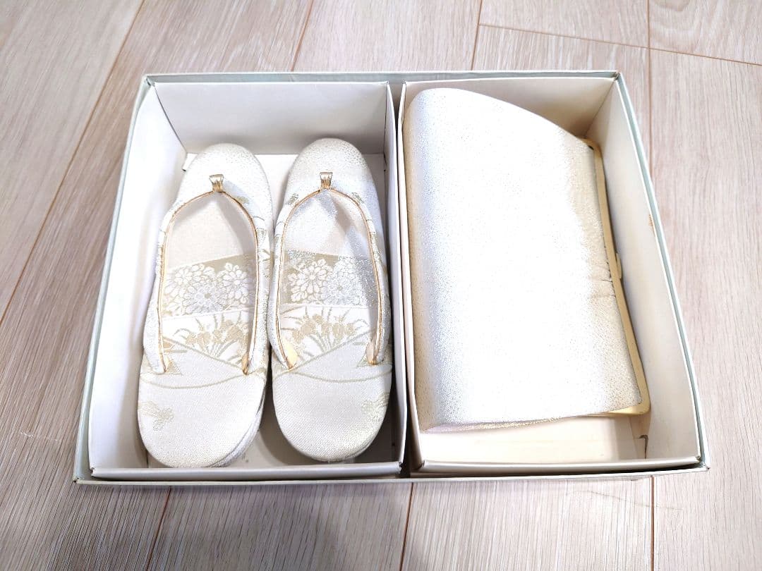 最終値下げしました【美品】　礼装用バッグと草履のセット