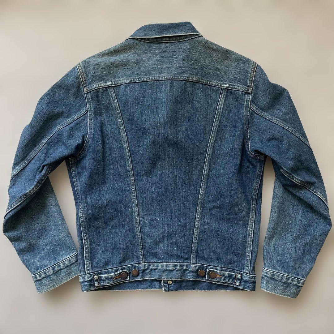 Wrangler デニムジャケット124MJ 色落ち良好 ヴィンテージ風　M
