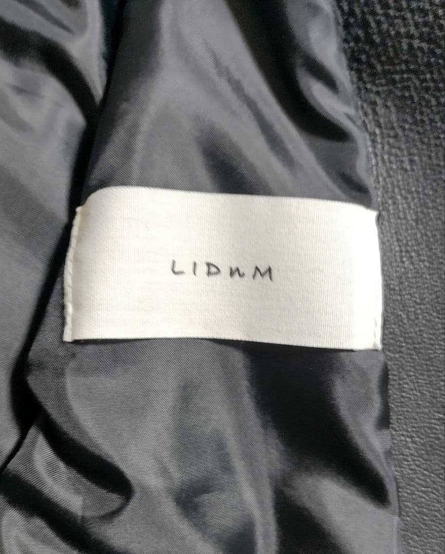 美品 LIDNM レザー シングルライダース ジャケット 羊革