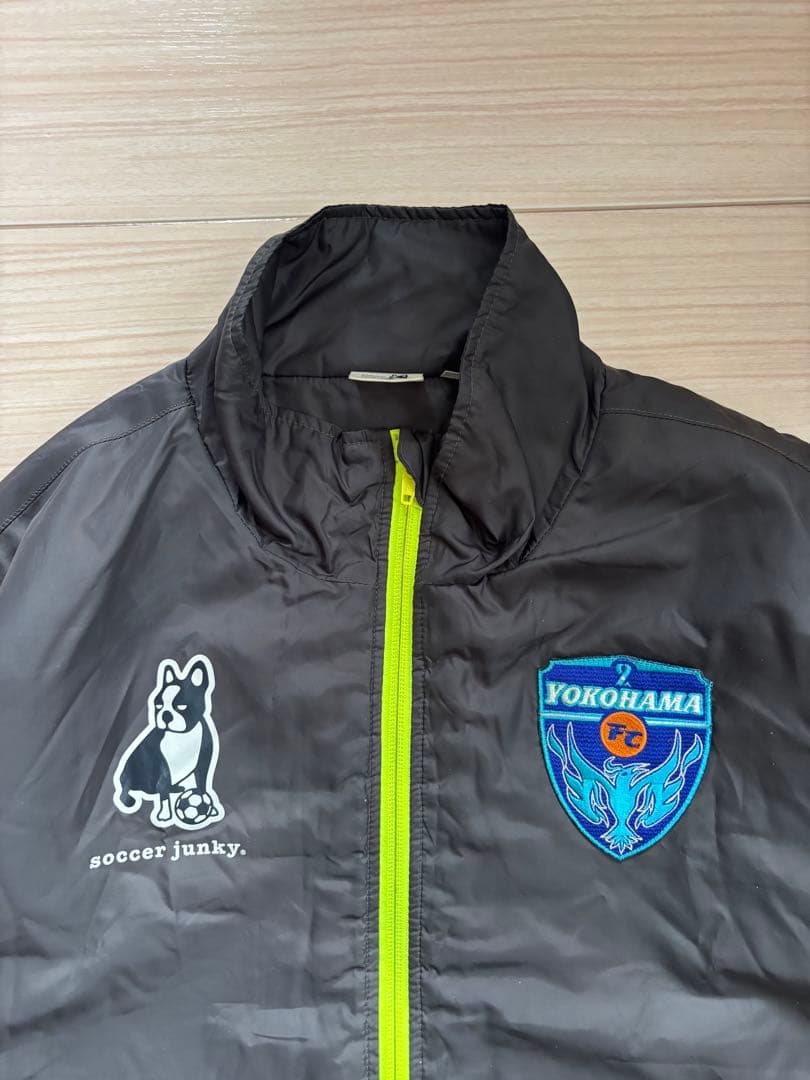 横浜FC　サッカージャンキー　Mサイズ　ジャケット　ピステ　ジャージ　練習着