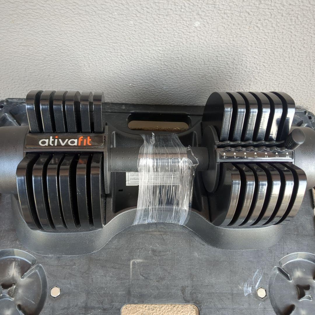 【ATIVAFIT】 可変式ダンベル 20㎏×1　中古
