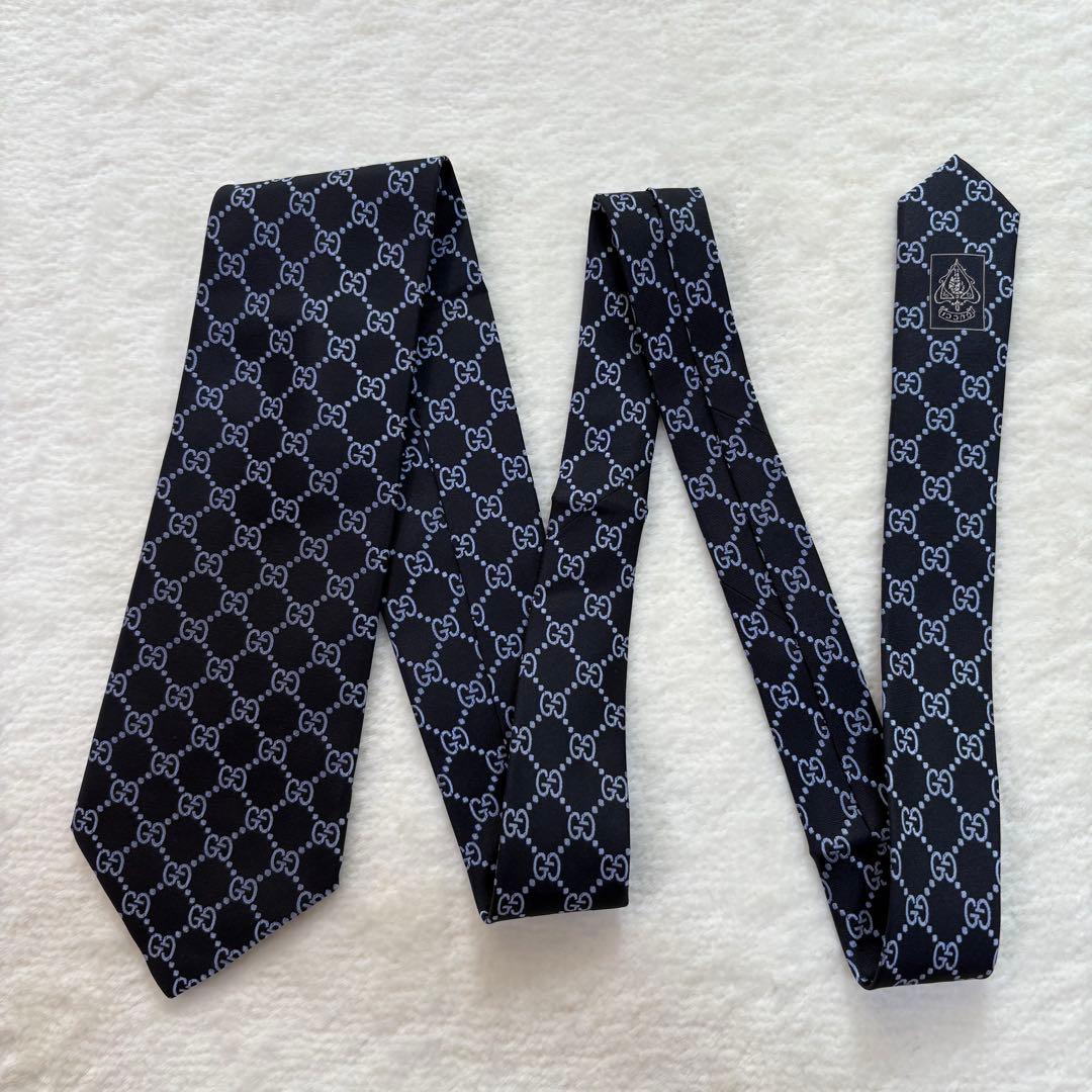 美品✨GUCCI グッチ　ネクタイ　GG柄　GGパターン　GGスプリーム
