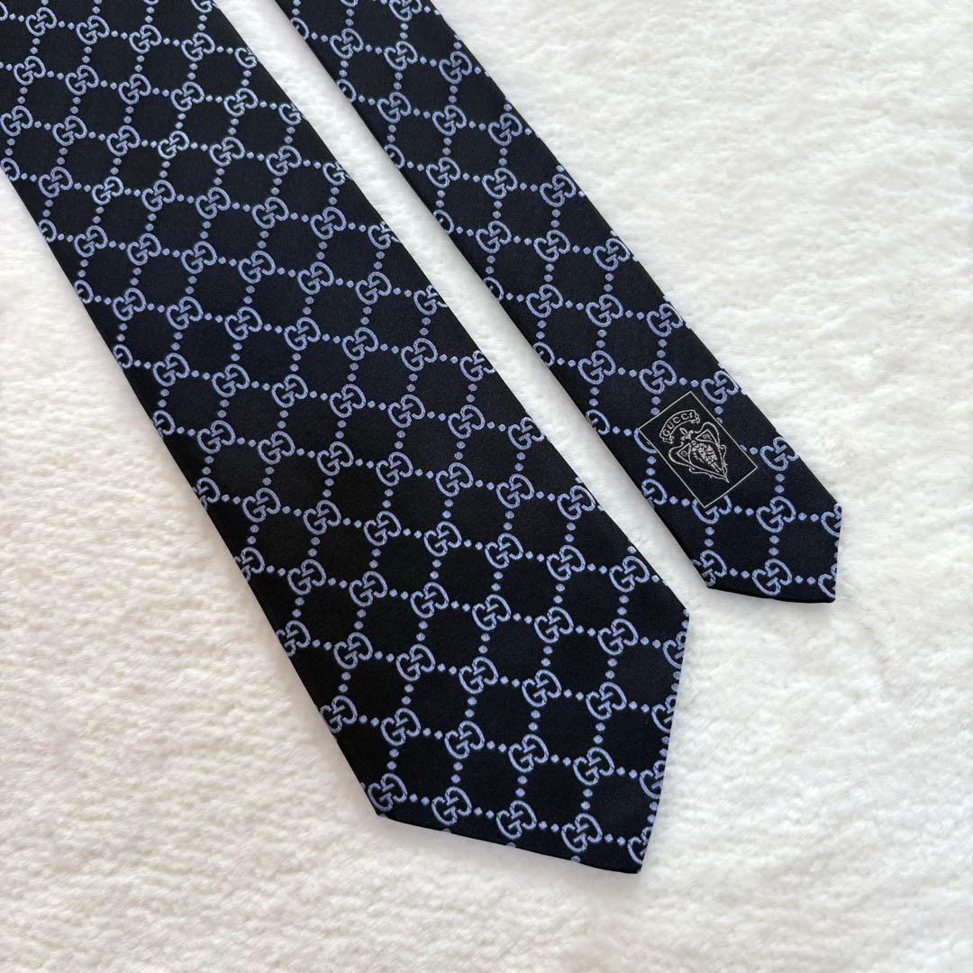 美品✨GUCCI グッチ　ネクタイ　GG柄　GGパターン　GGスプリーム