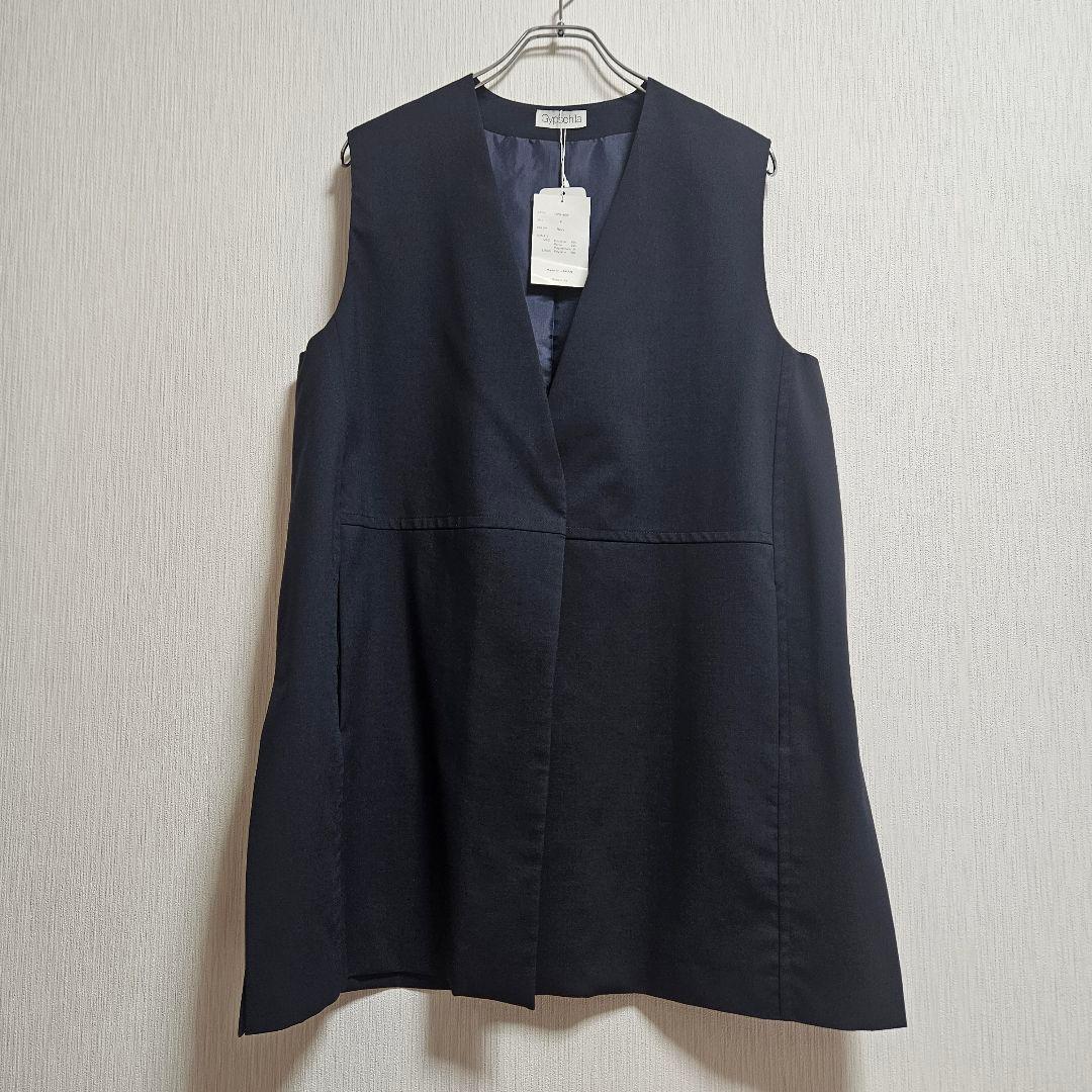 新品　ジプソフィア　ロングジレ　ネイビーGypsohila
