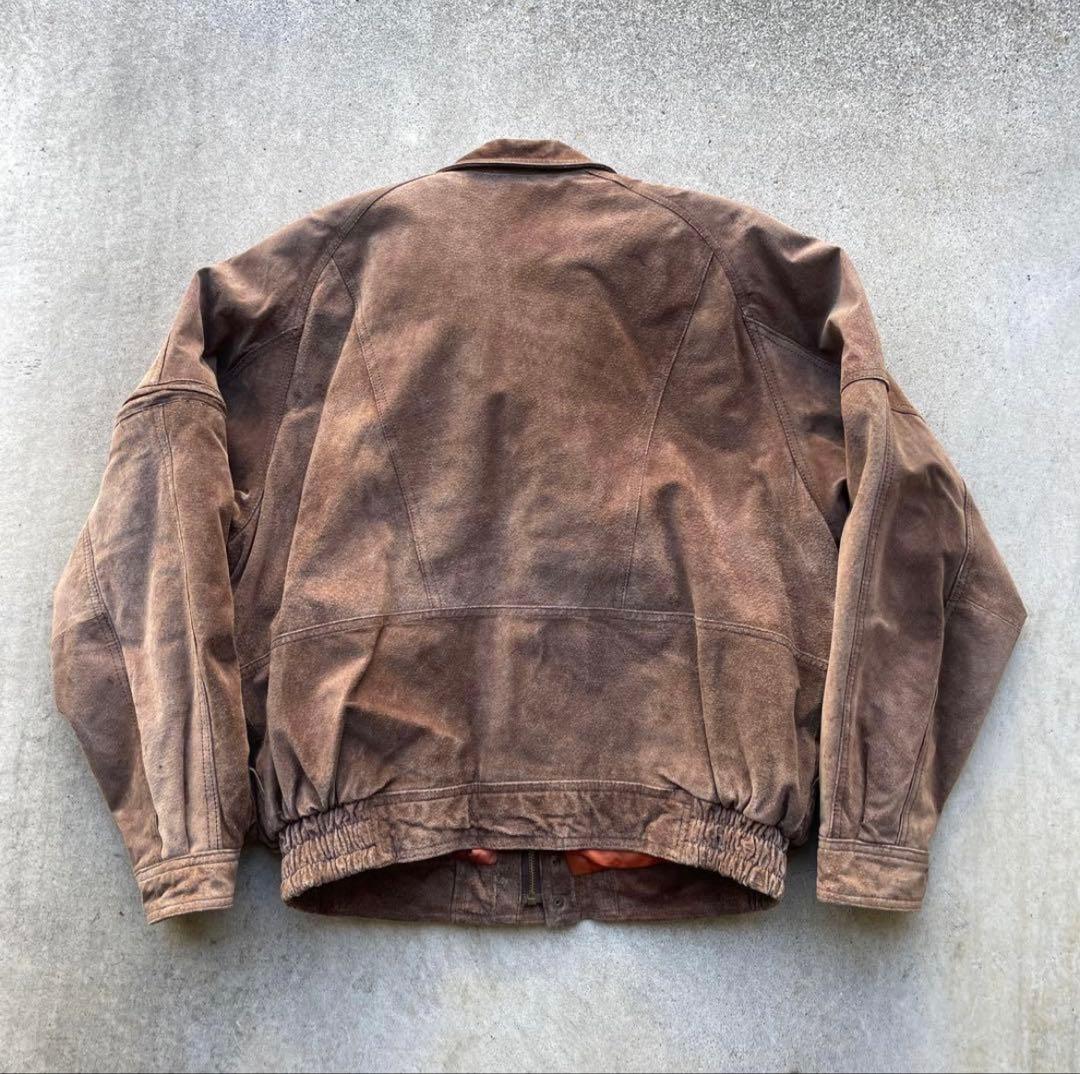 古着　90s levi's 短丈レザージャケット　ブルゾン