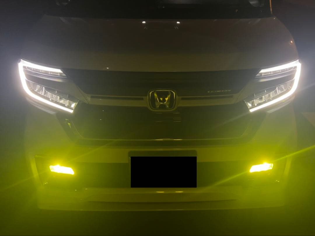 JF3 N-BOX 純正加工　LEDフォグランプ　イエロー加工