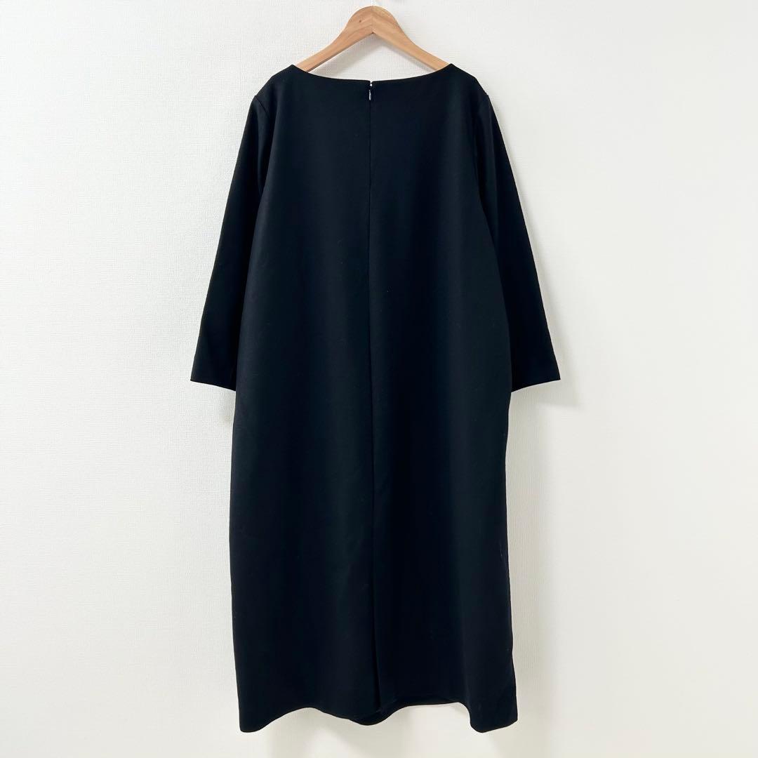 新品未使用✨23区 ウール圧縮スムース サック ワンピース　48