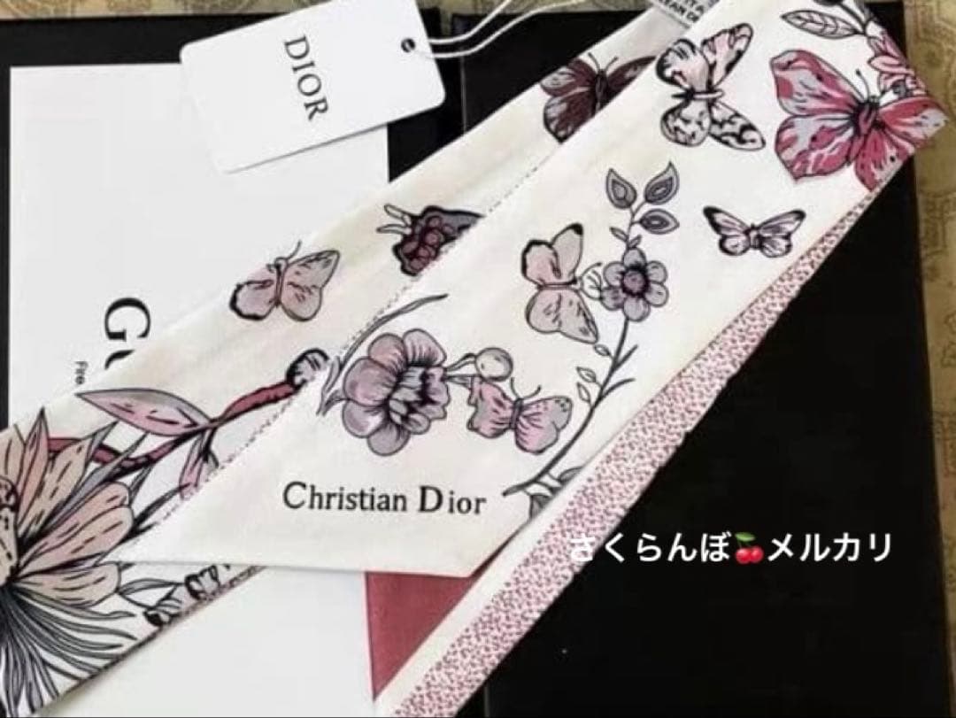 DIOR ノベルティ　ミッツァ　スカーフ【ショッパー付き】