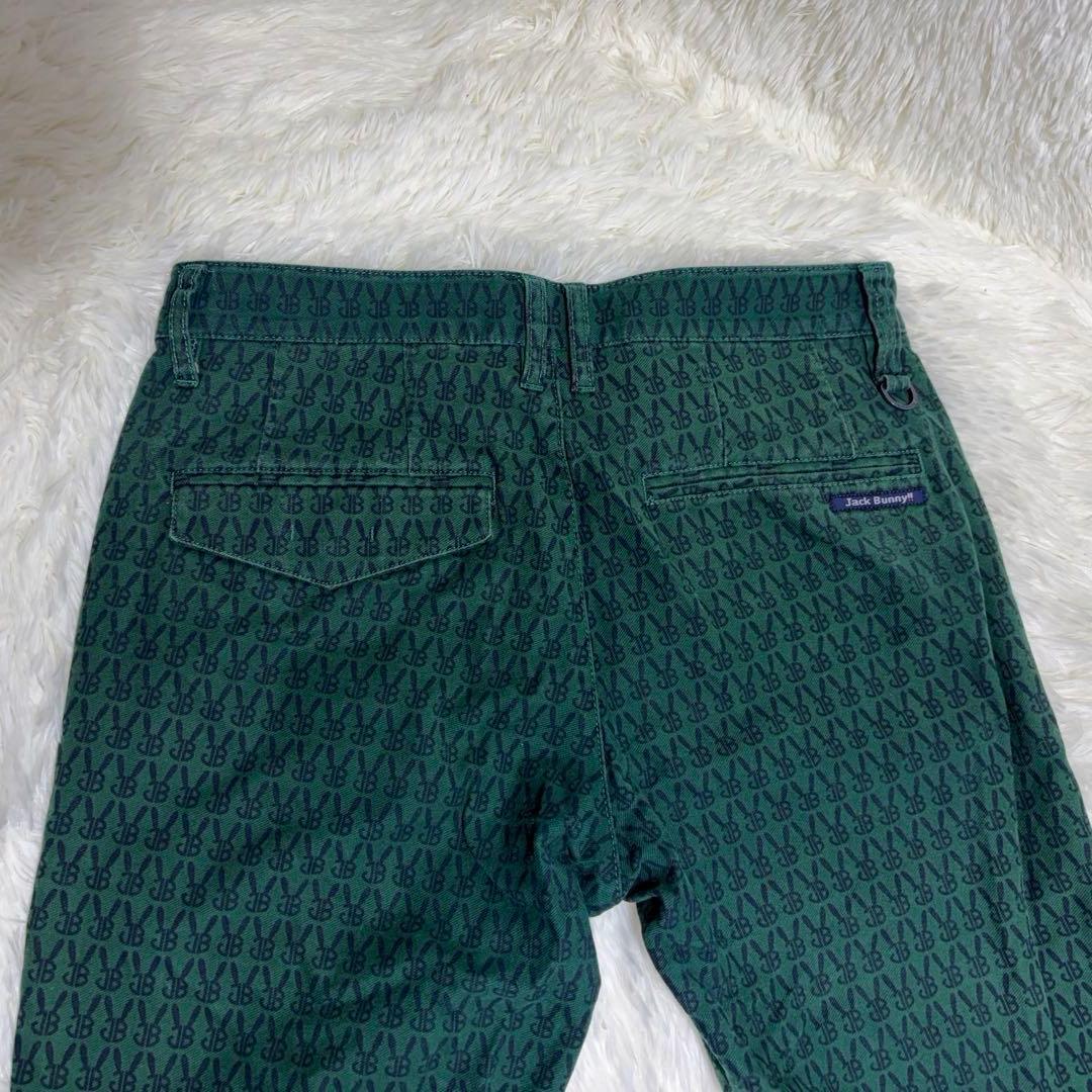 ☆美品☆ジャックバニー JB総柄 ゴルフ パンツ M~L うさ耳 人気 ユニセ