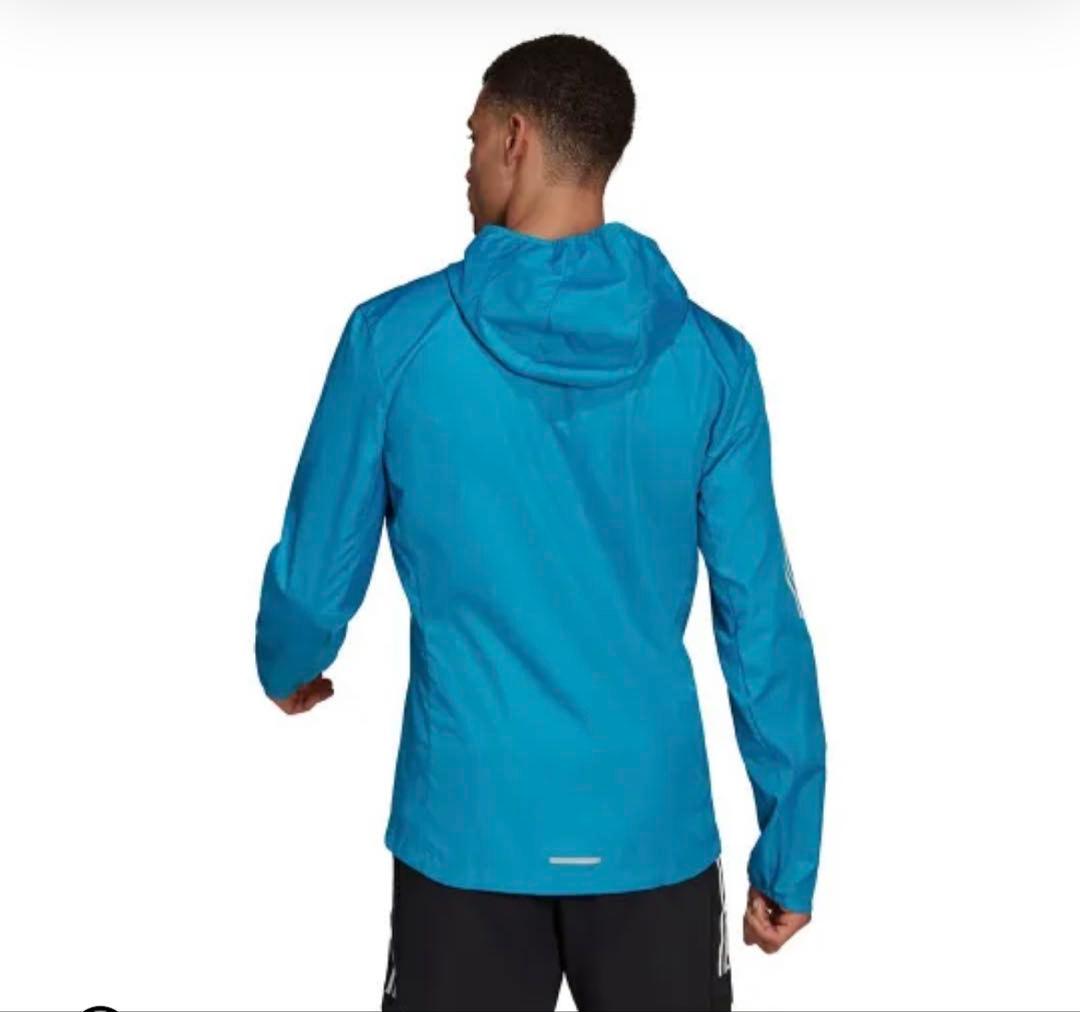 【タグ付】アディダス ウインドブレーカージャケット フード付き adidas