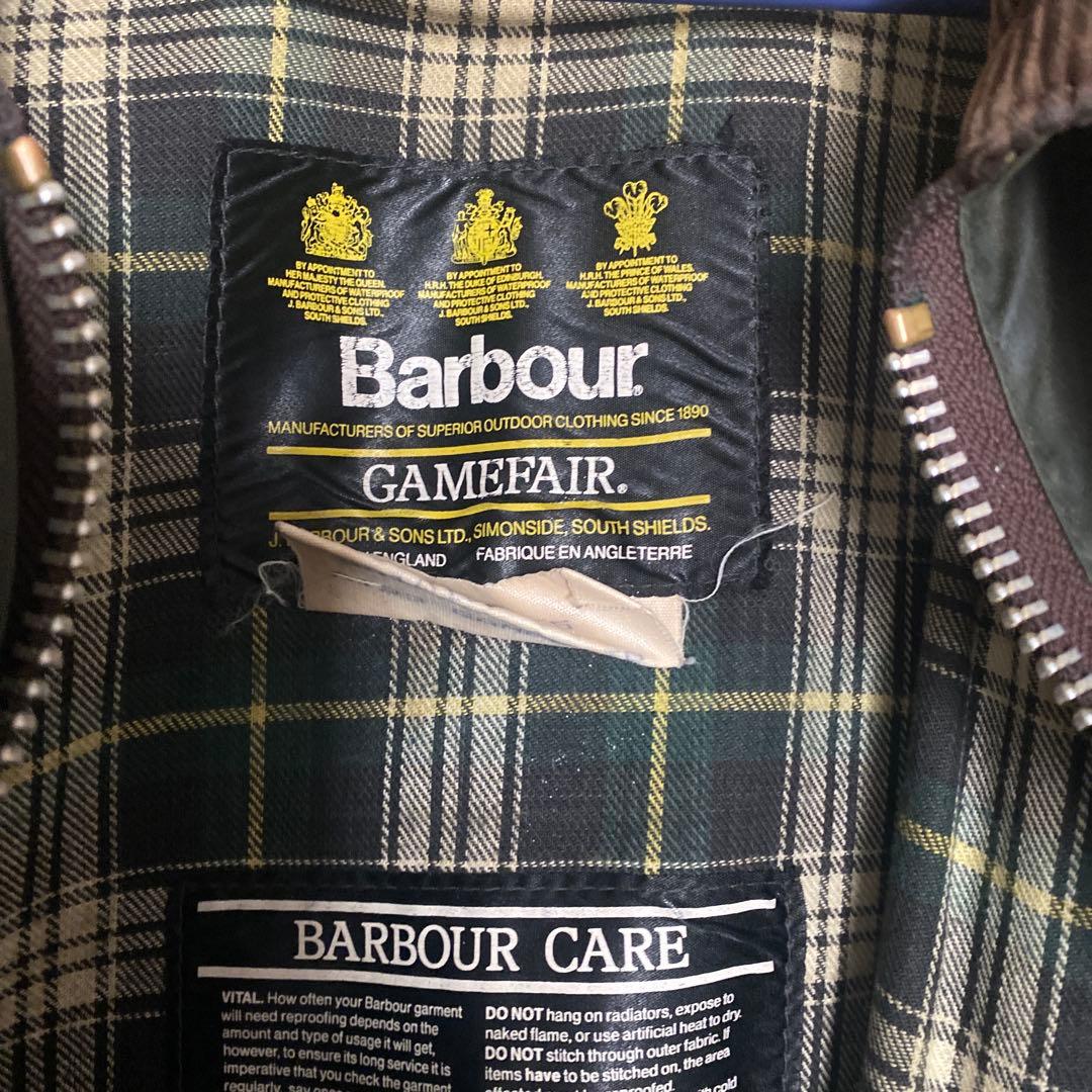 Barbour GAMEFAIR ダークグリーン ジャケット