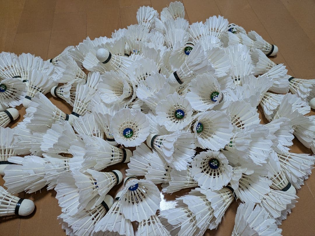 中古 バドミントンシャトル YONEX エアロセンサ 600 500 計120個