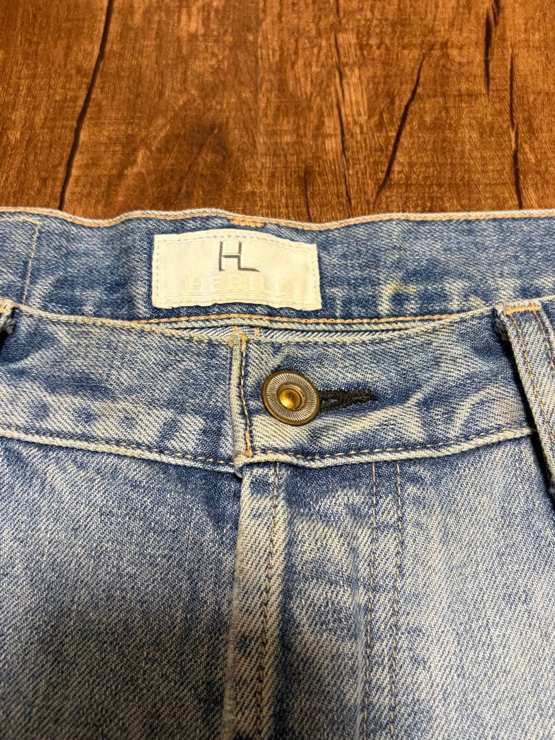 HERILL（ヘリル）HL デニム タックパンツ ジーンズ