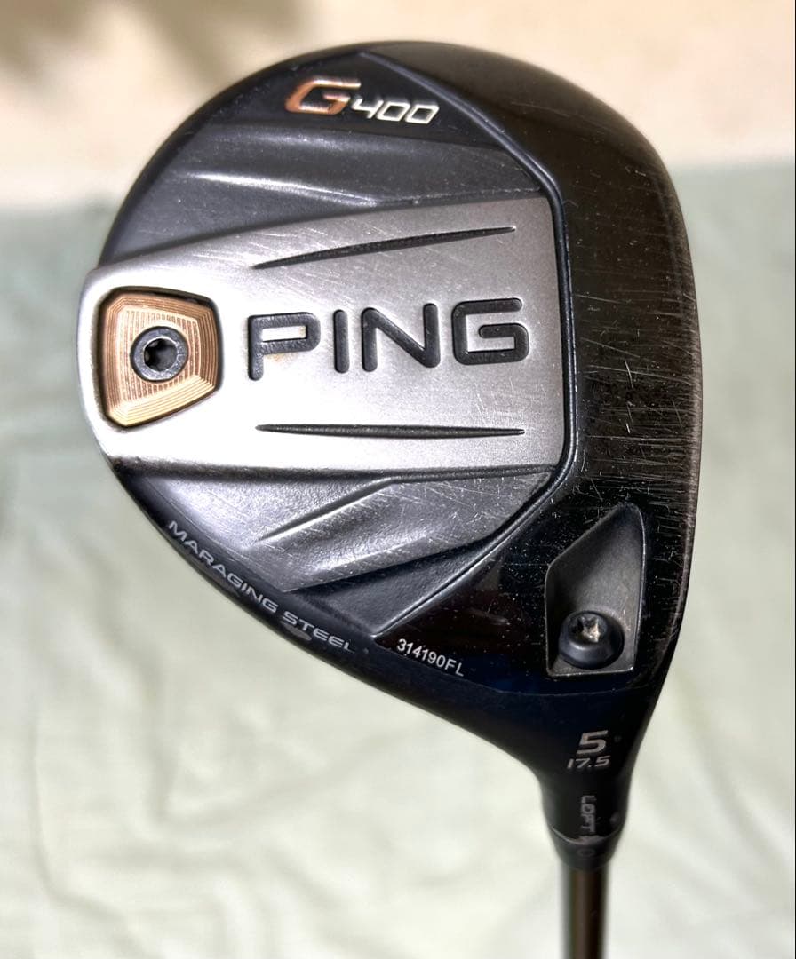 【値下げ】PING G400 フェアウェイウッド 5番 17.5度