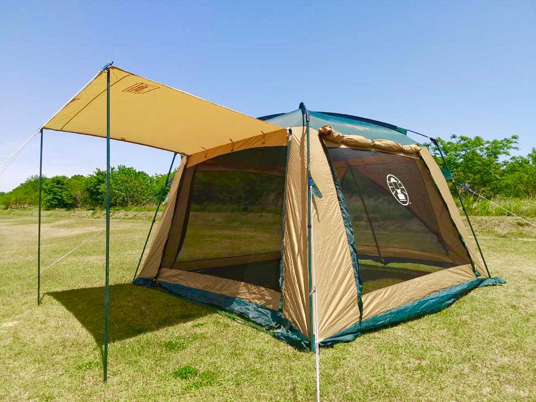 【極美品】コールマンテント スクリーンキャノピータープ300 ★広々タープ★