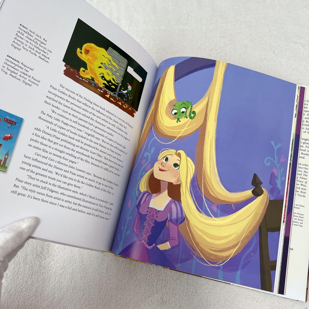洋書 the art of disney golden book