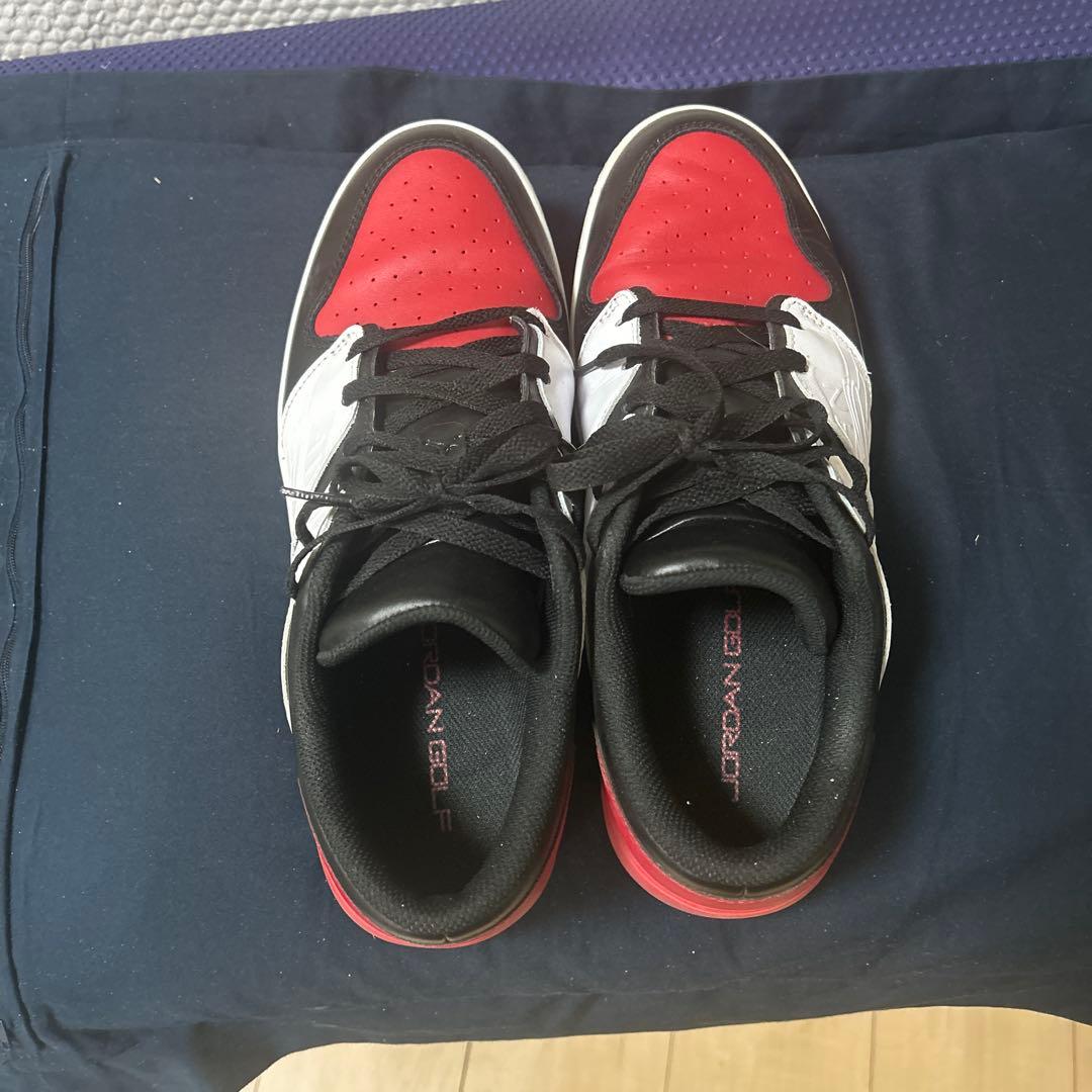 Jordan Golf シューズ 赤/黒/白
