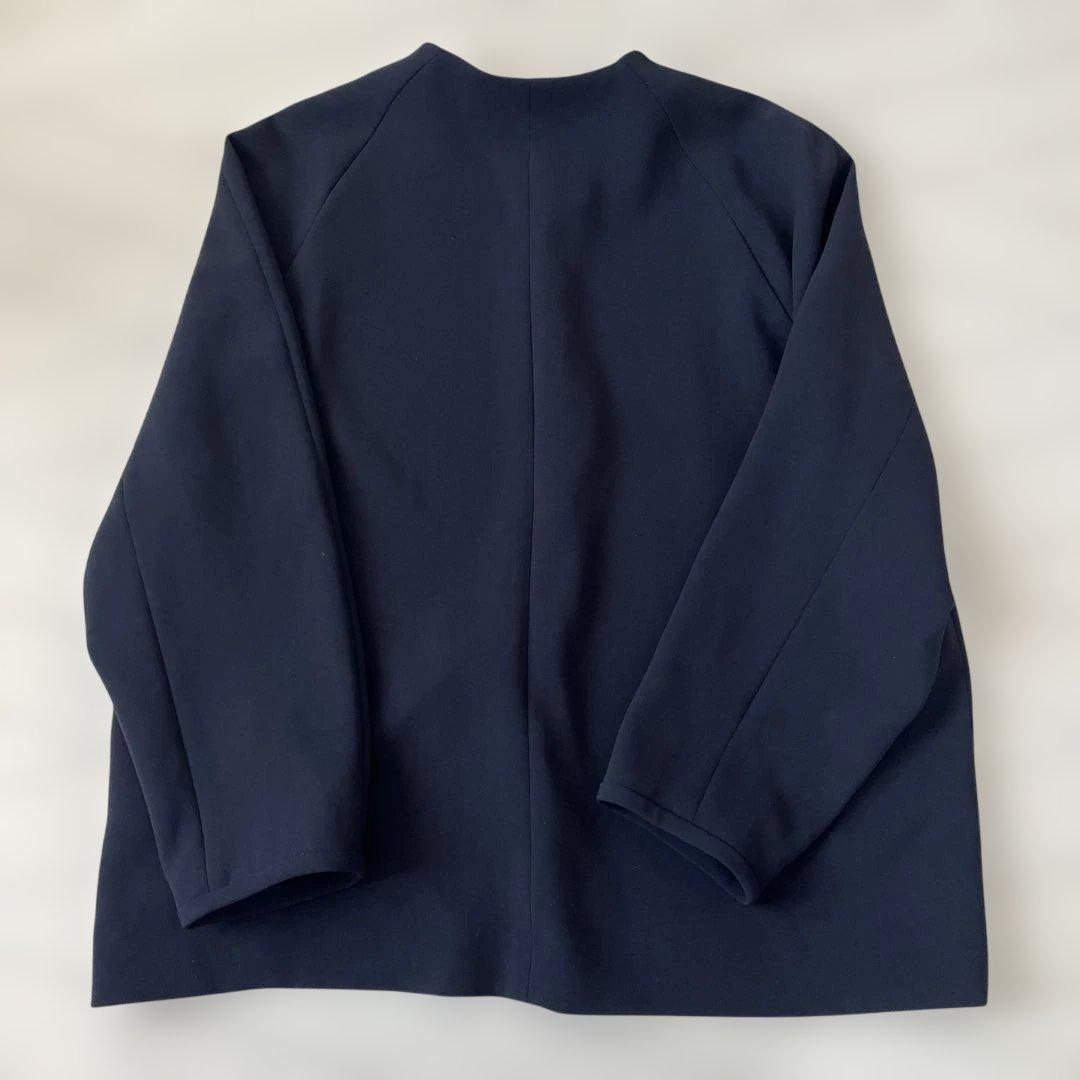 専用soeju 2wayワンピースS、フロントホック8分丈ジャケットM　ネイビー