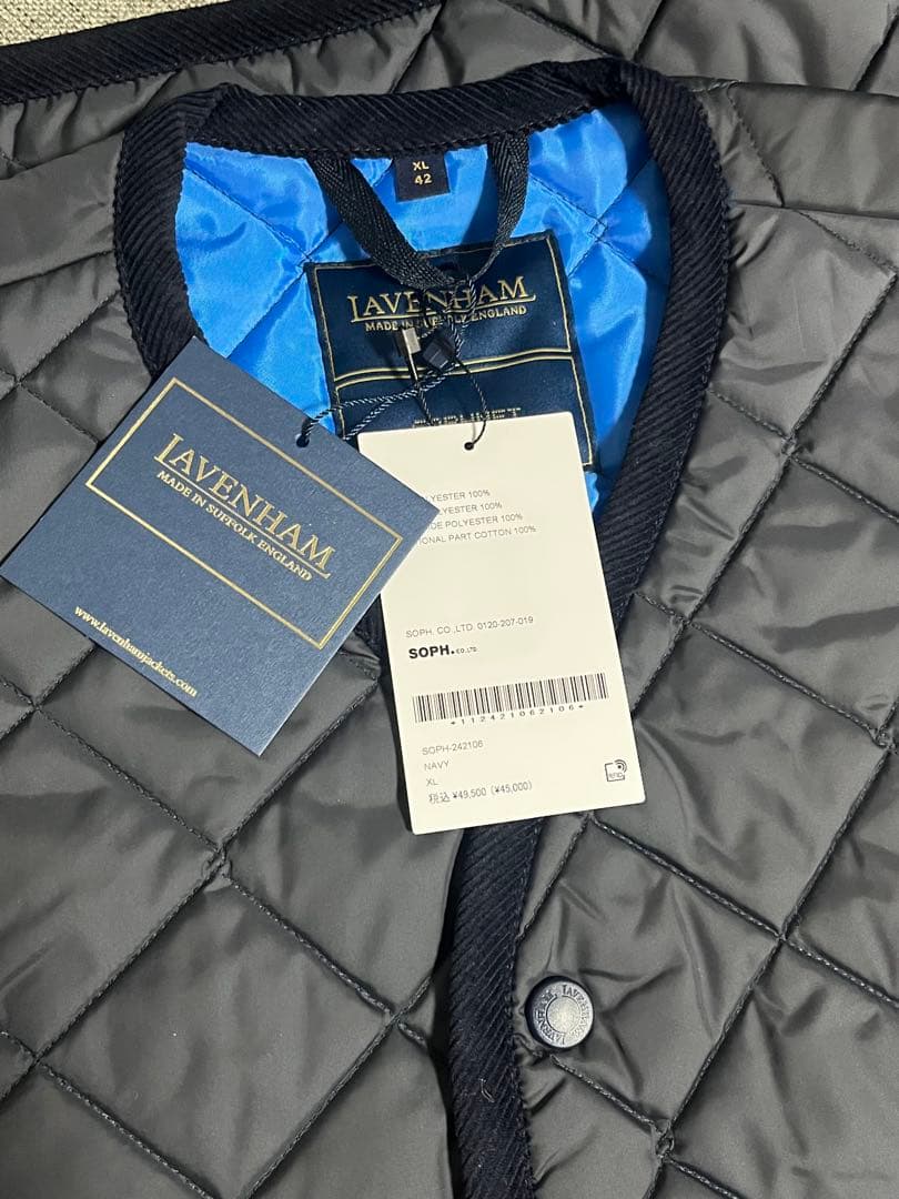 半額以下 極美品LAVENHAM ソフ コラボ キルティング ダウンベスト
