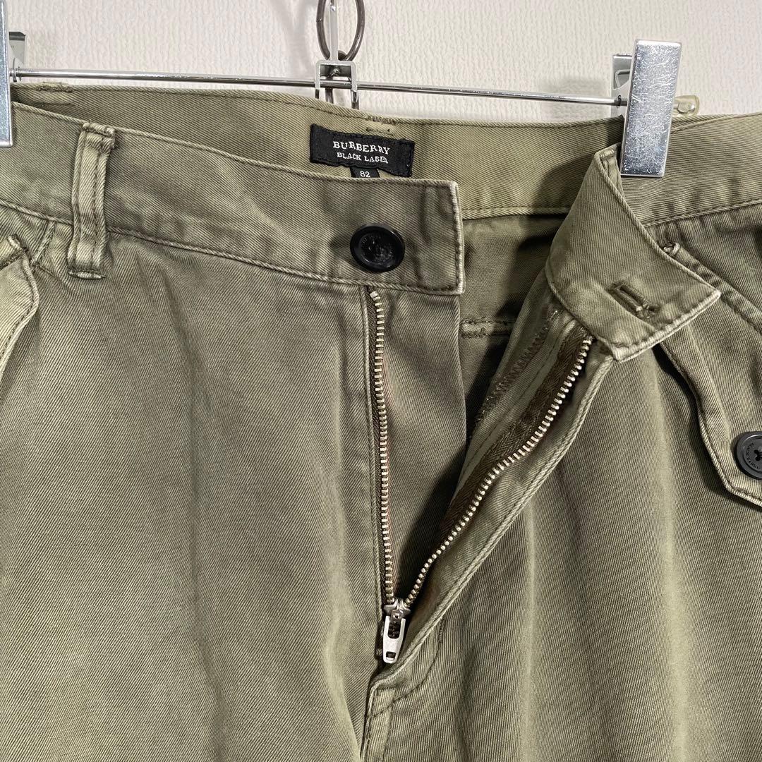 BURBERRY BLACK LABEL 6ポケカーゴパンツ カーキ Y2K