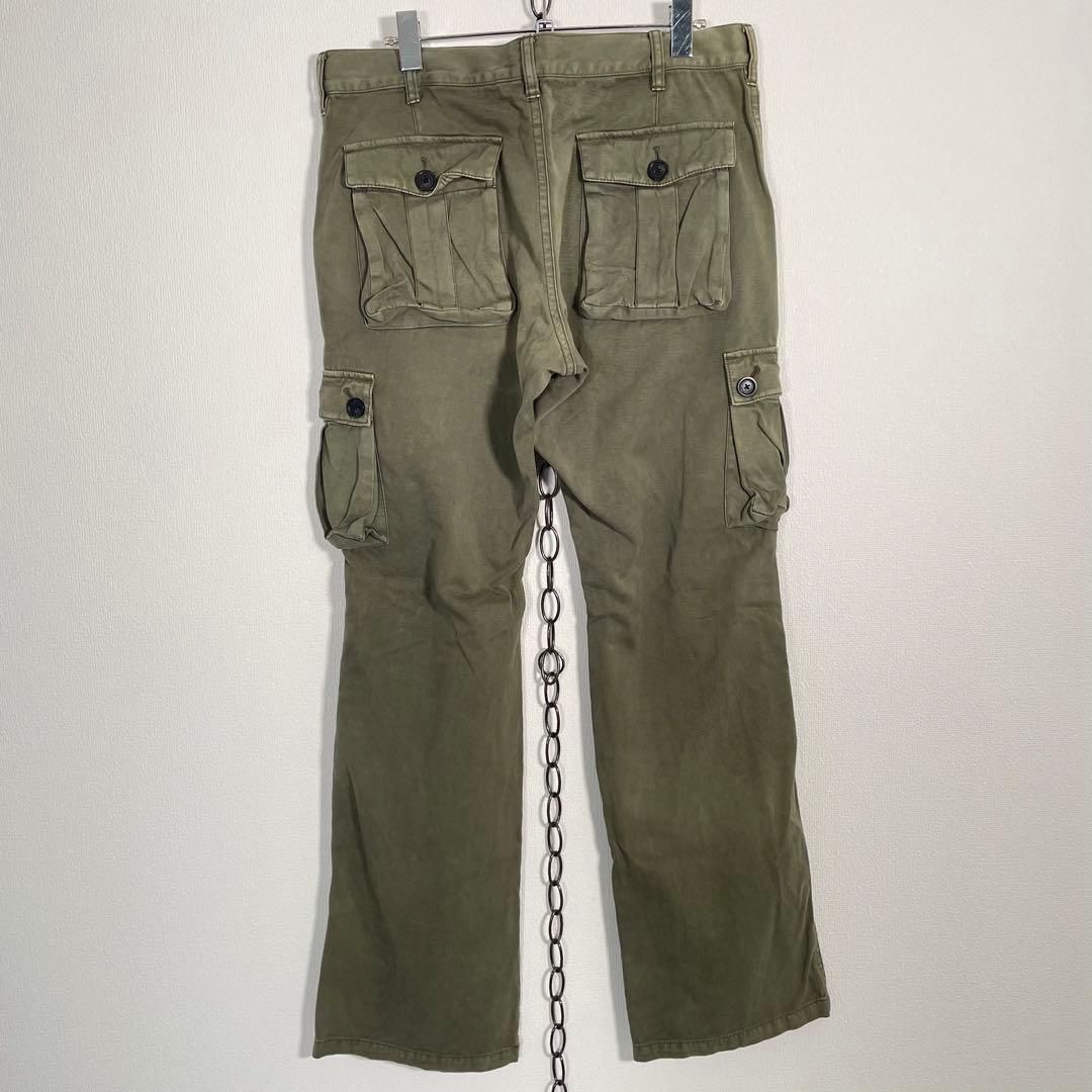 BURBERRY BLACK LABEL 6ポケカーゴパンツ カーキ Y2K