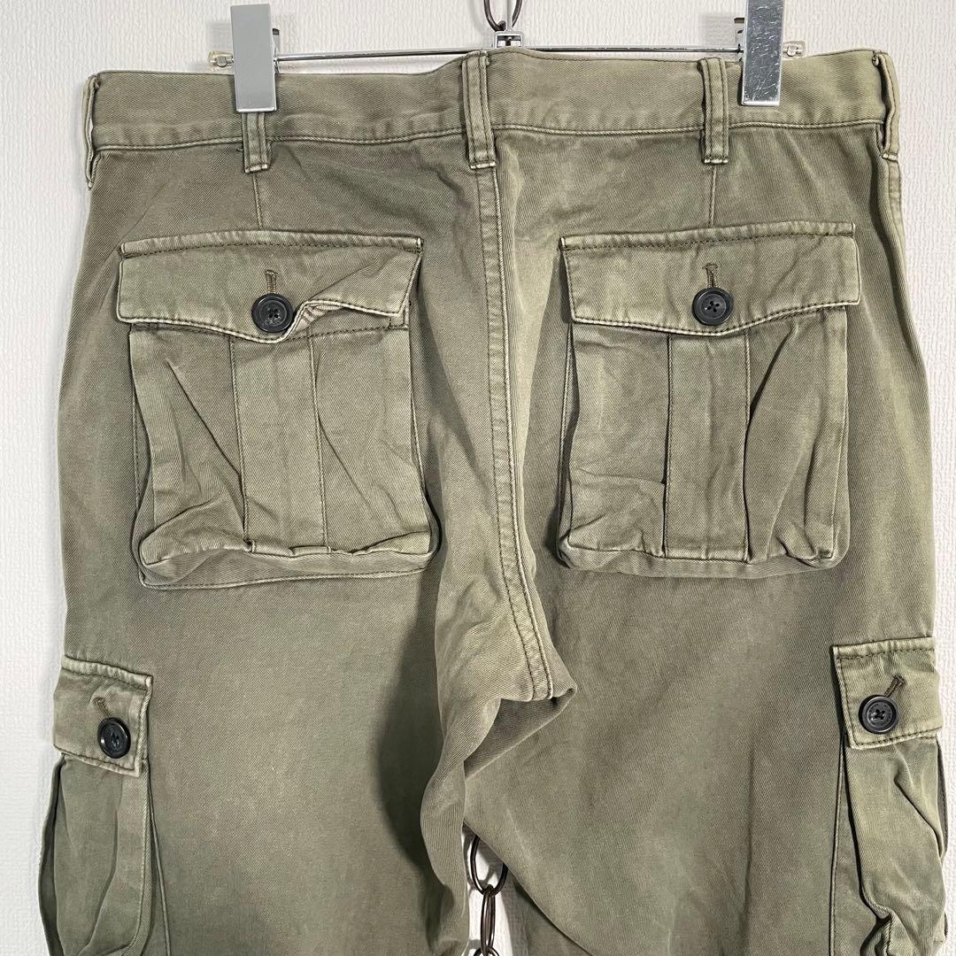 BURBERRY BLACK LABEL 6ポケカーゴパンツ カーキ Y2K