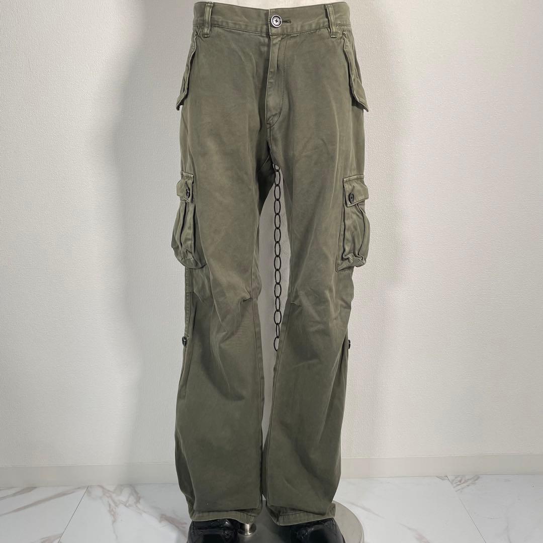 BURBERRY BLACK LABEL 6ポケカーゴパンツ カーキ Y2K