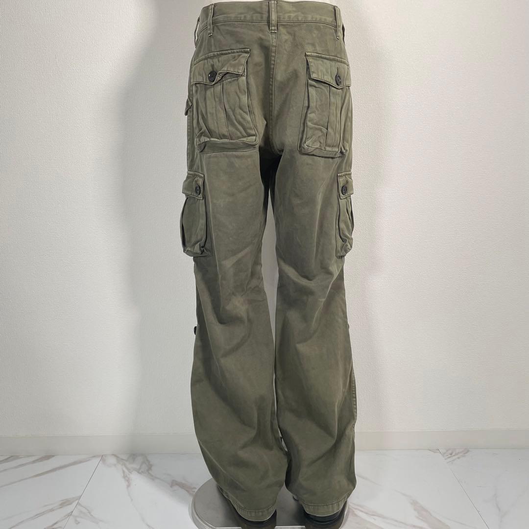 BURBERRY BLACK LABEL 6ポケカーゴパンツ カーキ Y2K