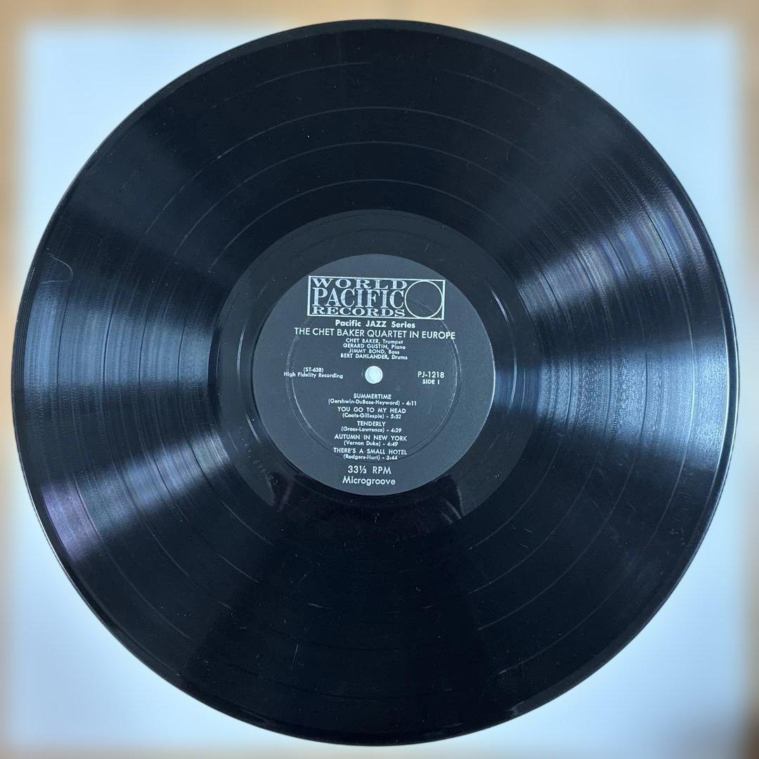 チェットベイカー 名盤 レコード インヨーロッパ USモノ盤