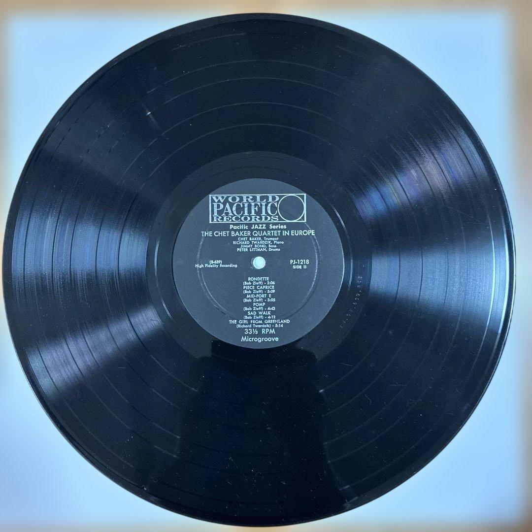 チェットベイカー 名盤 レコード インヨーロッパ USモノ盤