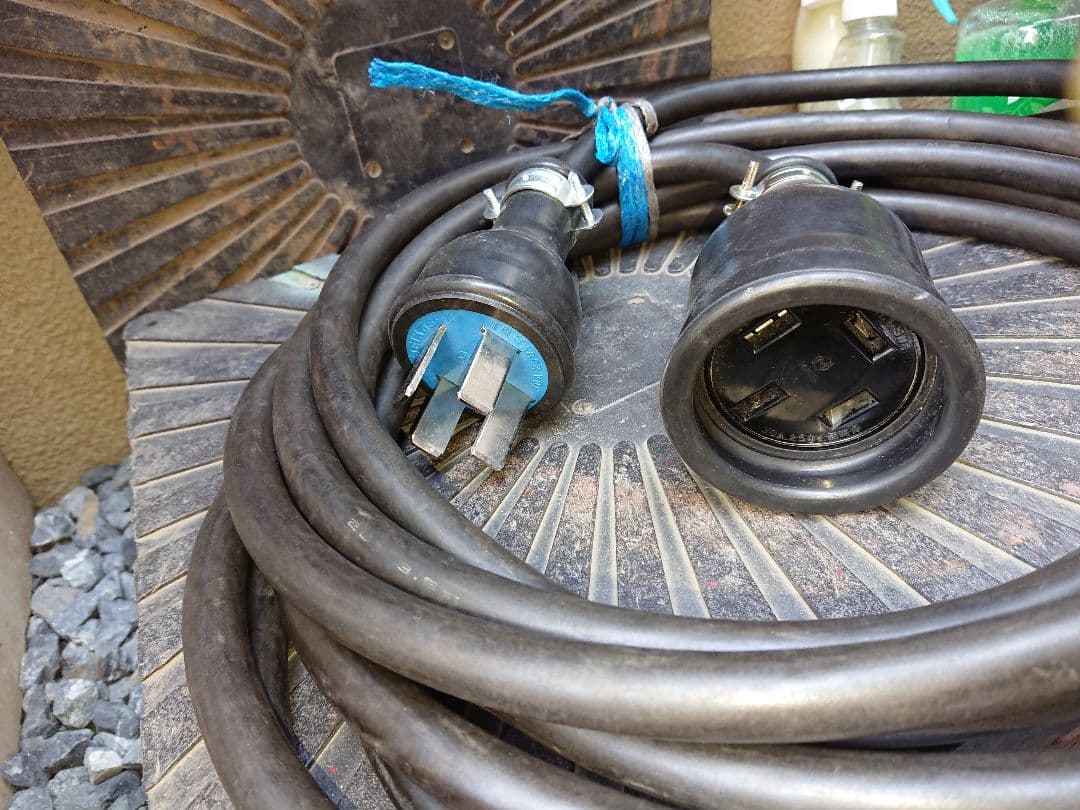 200v 延長コード 三相200v 動力200v 4芯線 延長線 継ぎコード
