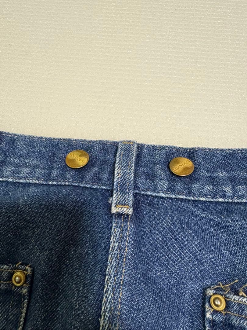 90s Carhartt デニム ダブルニー パンツ USA製 36×30