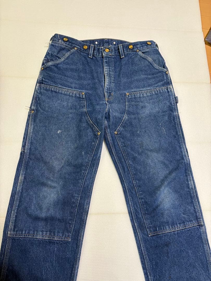 90s Carhartt デニム ダブルニー パンツ USA製 36×30