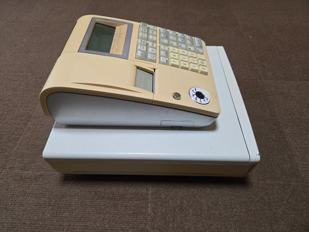 CASIO TE-300 レジスター 店名スタンプカートリッジ付