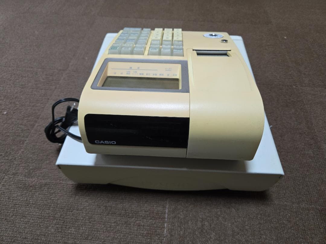 CASIO TE-300 レジスター 店名スタンプカートリッジ付