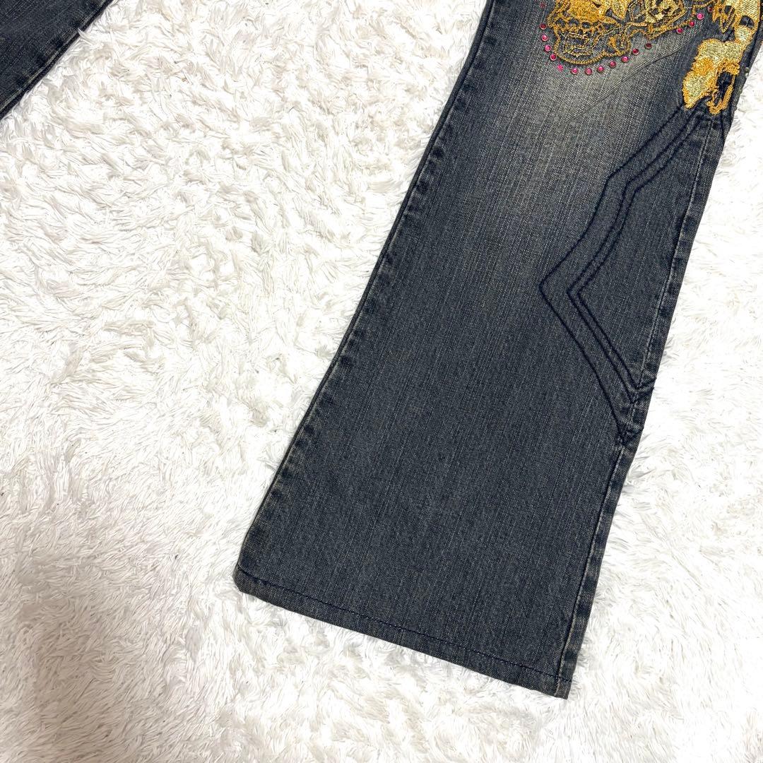✨美品✨ 00s トルネードマート Embroidery Flare Jeans