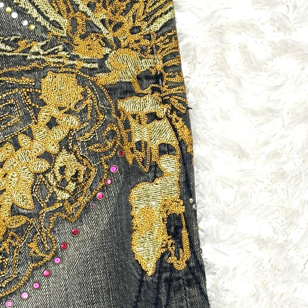 ✨美品✨ 00s トルネードマート Embroidery Flare Jeans