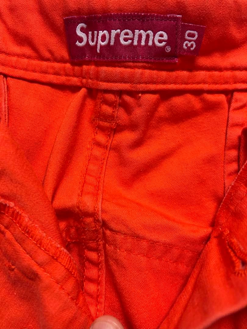SUPREME カーゴパンツ オレンジ迷彩