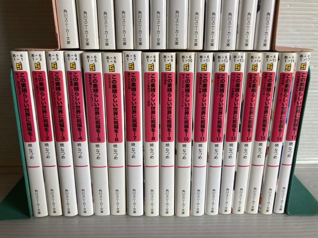 この素晴らしい世界に祝福を 全17巻 + おまけ12冊 ライトノベル 小説